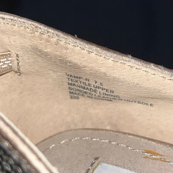 Steve Madden Vamp D'Orsay Rhinestone Studded Flat 7.5 - Picture 9 of 9